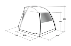Outwell Woodcrest Drive Away Awning 23 Outwell Woodcrest Drive Away Awning -Vango Camping Shop 111167 woodcrest drawing perspective2