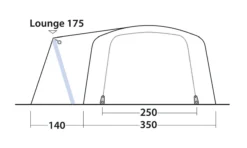 Outwell Oakdale 5PA Tent (2023) 19 Outwell Oakdale 5PA Tent (2023) -Vango Camping Shop 111183 oakdale 5pa drawing other4