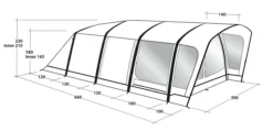 Outwell Hayward Lake 6ATC Tent (2023) 21 Outwell Hayward Lake 6ATC Tent (2023) -Vango Camping Shop 111197 hayward lake 6atc drawing perspective2