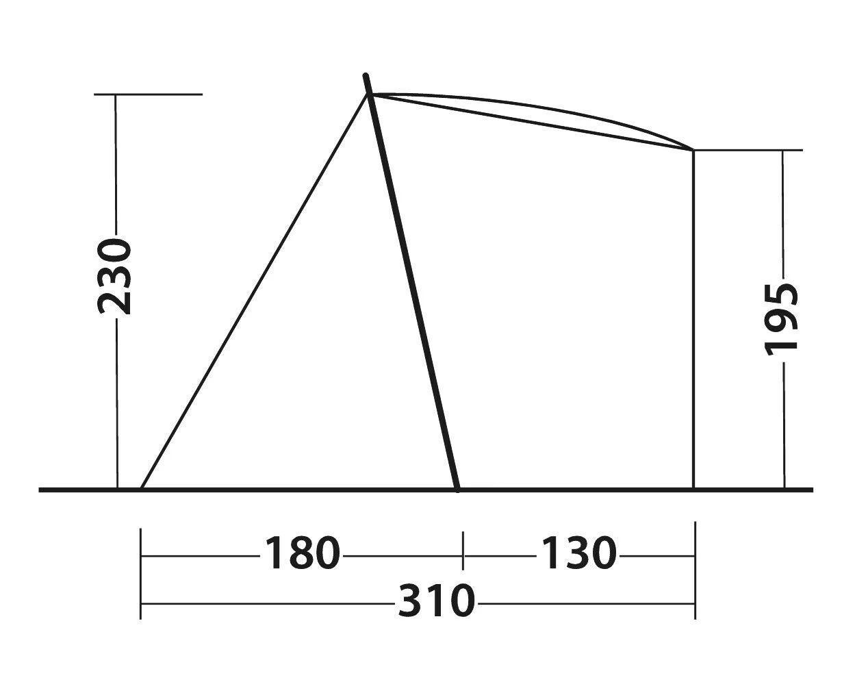Outwell Sandcrest L Awning 3 Outwell Sandcrest L Awning - Image 3