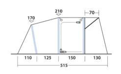 Outwell Blossburg 380 Air Drive Away Awning -Vango Camping Shop 111242 blossburg 380 air drawing other5