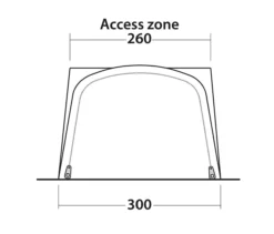 Outwell Newburg 240 Air Low Drive Away Awning 15 Outwell Newburg 240 Air Low Drive Away Awning -Vango Camping Shop 111245 newburg 240 air drawing other5