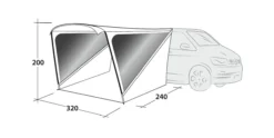 Outwell Touring Shelter 12 Outwell Touring Shelter -Vango Camping Shop 111254 touring shelter drawing perspective2