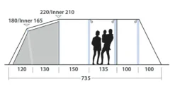 Outwell Wood Lake 6ATC Tent (2022) 17 Outwell Wood Lake 6ATC Tent (2022) -Vango Camping Shop 111267 wood lake 6atc drawing other5