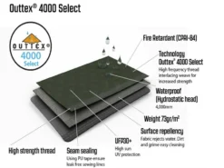 Outwell Queensdale 8PA Tent (2023) -Vango Camping Shop 111270 queensdale 8pa feature photo14