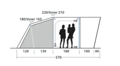 Outwell Springville 4SA Tent (2023) -Vango Camping Shop 111275 springville 4sa drawing other4