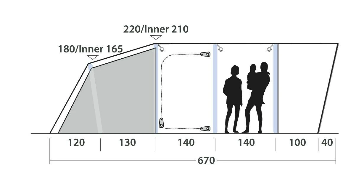 Outwell Springville 5SA Tent (2023) 4 Outwell Springville 5SA Tent (2023) - Image 4