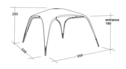 Outwell Event Lounge L 3.5m (2023) -Vango Camping Shop 111359 event lounge l drawing perspective2