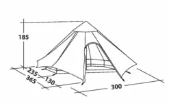 Robens Fairbanks Tipi (2023) 8 Robens Fairbanks Tipi (2023) -Vango Camping Shop 130112 fairbanks drawing perspective 10959