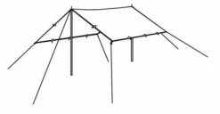 Robens Tarp 3m*3m 5 Robens Tarp 3m*3m -Vango Camping Shop 130232 tarp 4 x 4 m drawing perspective 2 2