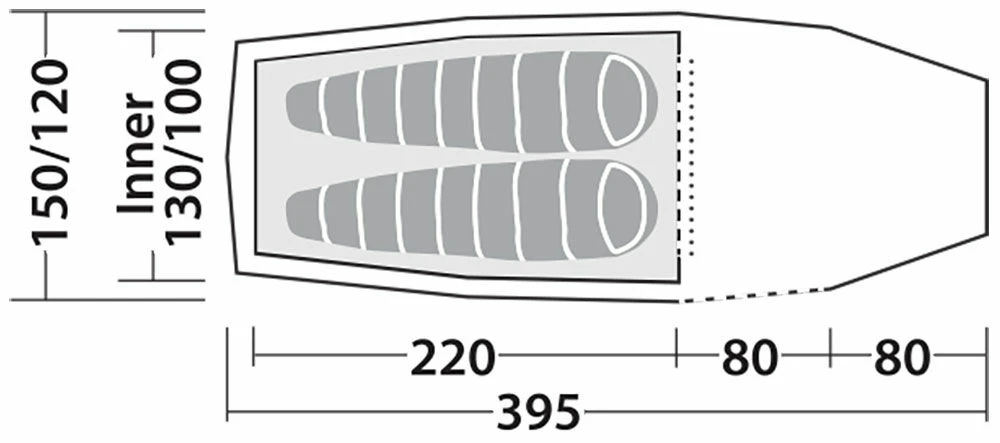 Robens Voyager 2EX Tent (2022) 2 Robens Voyager 2EX Tent (2022) - Image 2