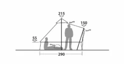 Robens Klondike S Tipi Tent (2022) 20 Robens Klondike S Tipi Tent (2022) -Vango Camping Shop 130307 klondike s drawing other28