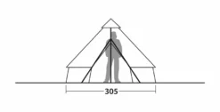 Robens Klondike S Tipi Tent (2022) 21 Robens Klondike S Tipi Tent (2022) -Vango Camping Shop 130307 klondike s drawing other29