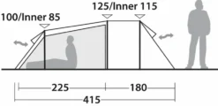 Robens Nordic Lynx 4 Tent (2022) -Vango Camping Shop 130324 nordic lynx 4 drawing other4