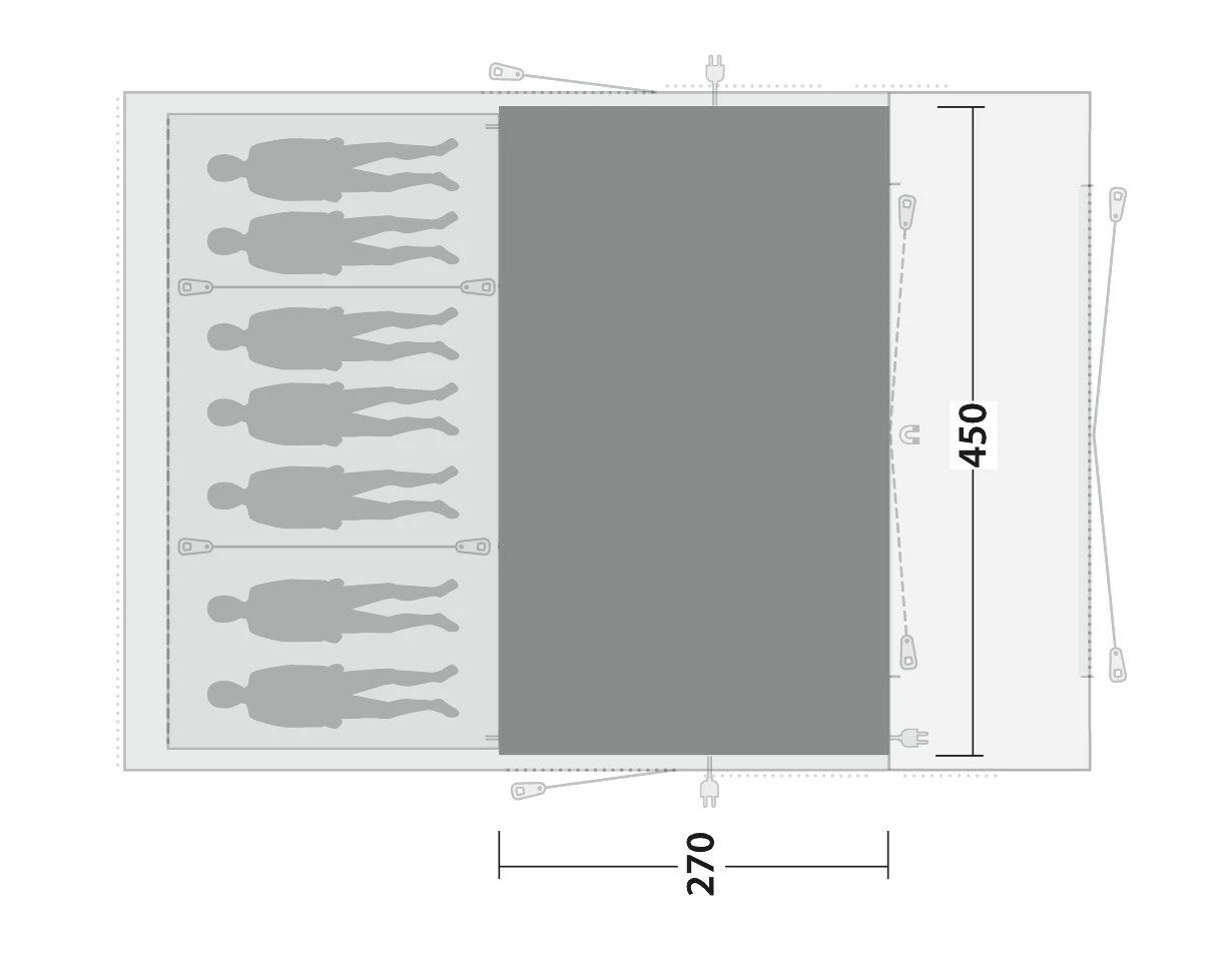 Outwell Vermont 7PE Flat Woven Carpet 2 Outwell Vermont 7PE Flat Woven Carpet - Image 2