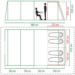 Coleman Valdes Deluxe 4xl Air Blackout Tent -Vango Camping Shop 2000037563 19
