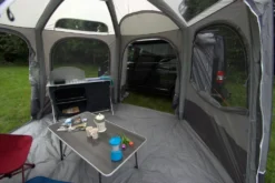 Vango Airbeam Vango Airhub Hexaway II Low Awning (2022) -Vango Camping Shop 2020 vango lifestyle awning hexaway 09