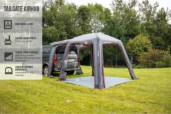 Vango Airbeam Vango Tailgate Airhub Low Awning (2022) -Vango Camping Shop 2021 vango call out tailgate airhub