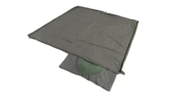 Outwell Contour Lux XL (Green) Sleeping Bag -Vango Camping Shop 230368 contour lux xl green feature photo2