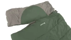 Outwell Contour Lux XL (Green) Sleeping Bag -Vango Camping Shop 230368 contour lux xl green feature photo9