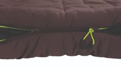 Outwell Camper Supreme "L" Sleeping Bag -Vango Camping Shop 230395 camper supreme left side zipper feature photo10