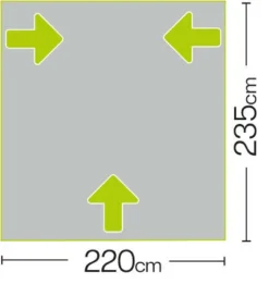 Quest Falcon 220 Poled Porch Caravan Awning (2022) 15 Quest Falcon 220 Poled Porch Caravan Awning (2022) -Vango Camping Shop a3500 7 midsize