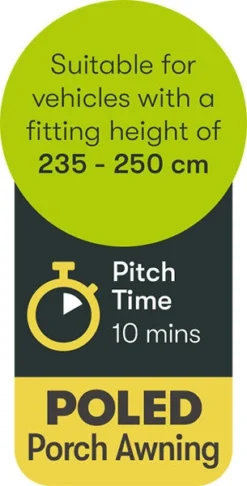 Quest Falcon 220 Poled Porch Caravan Awning (2022) 16 Quest Falcon 220 Poled Porch Caravan Awning (2022) -Vango Camping Shop a3500 9 midsize