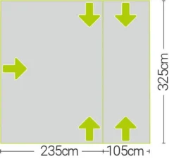 Quest Falcon 300 Poled Drive Away Awning Low (2022) 23 Quest Falcon 300 Poled Drive Away Awning Low (2022) -Vango Camping Shop a3507 7 midsize