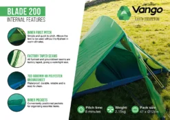 Vango Blade 200 Tent (2022) 13 Vango Blade 200 Tent (2022) -Vango Camping Shop blade 2002