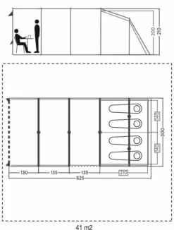 Coleman Castle Pines 4L Blackout Tent (2022) -Vango Camping Shop col fp 2000037066 castle pines 4l