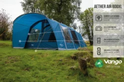 Vango Airbeam Vango Aether Air 600XL Tent (2022) -Vango Camping Shop earth collection airbeam infographics call outs8