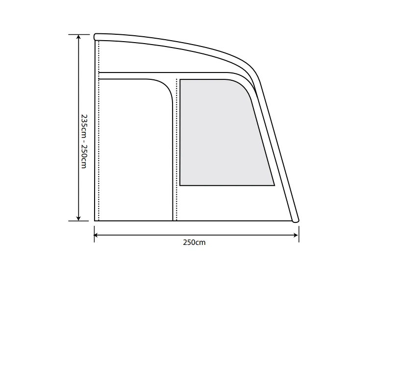 Outdoor Revolution Eden Air 390 Caravan Awning (2022) 5 Outdoor Revolution Eden Air 390 Caravan Awning (2022) - Image 5