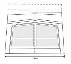 Outdoor Revolution Esprit Pro X 350M Awning (220-290cm) -Vango Camping Shop esprit 350 x fl2