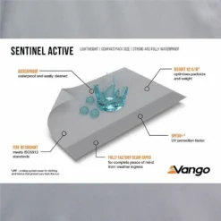 Vango Airbeam Vango Faros II Air Low Awning (2023) -Vango Camping Shop fabric diagrams sentinel active awning 4