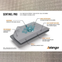 Vango Airbeam Vango Airhub Hexaway II Tall Awning (2022) -Vango Camping Shop fabric diagrams sentinel pro caravan awning