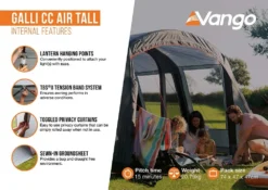 Vango Airbeam Vango Galli CC Air Tall Awning (2023) -Vango Camping Shop galli cc air tall2
