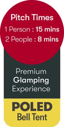 Quest Signature Gobi Poled Bell Tent (2022) -Vango Camping Shop gobi 9 midsize