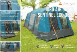 Vango Airbeam Vango Joro Air 600xl Dura Tent (2023) -Vango Camping Shop joro air 650xl sentinel eco dura low res2