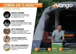 Vango Airbeam Vango Lismore Air TC 600XL Tent Package (2023) 18 Vango Airbeam Vango Lismore Air TC 600XL Tent Package (2023) -Vango Camping Shop lismore air tc 600xl package2