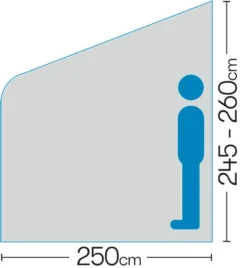 Westfield Mars 330 Motorhome Fixed Air Awning (245 - 260cm) 24 Westfield Mars 330 Motorhome Fixed Air Awning (245 - 260cm) -Vango Camping Shop mars 6 midsize