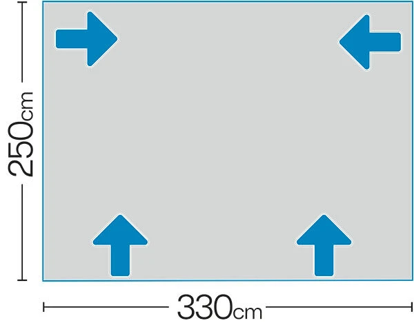 Westfield Mars 330 Motorhome Fixed Air Awning (245 - 260cm) 9 Westfield Mars 330 Motorhome Fixed Air Awning (245 - 260cm) - Image 9