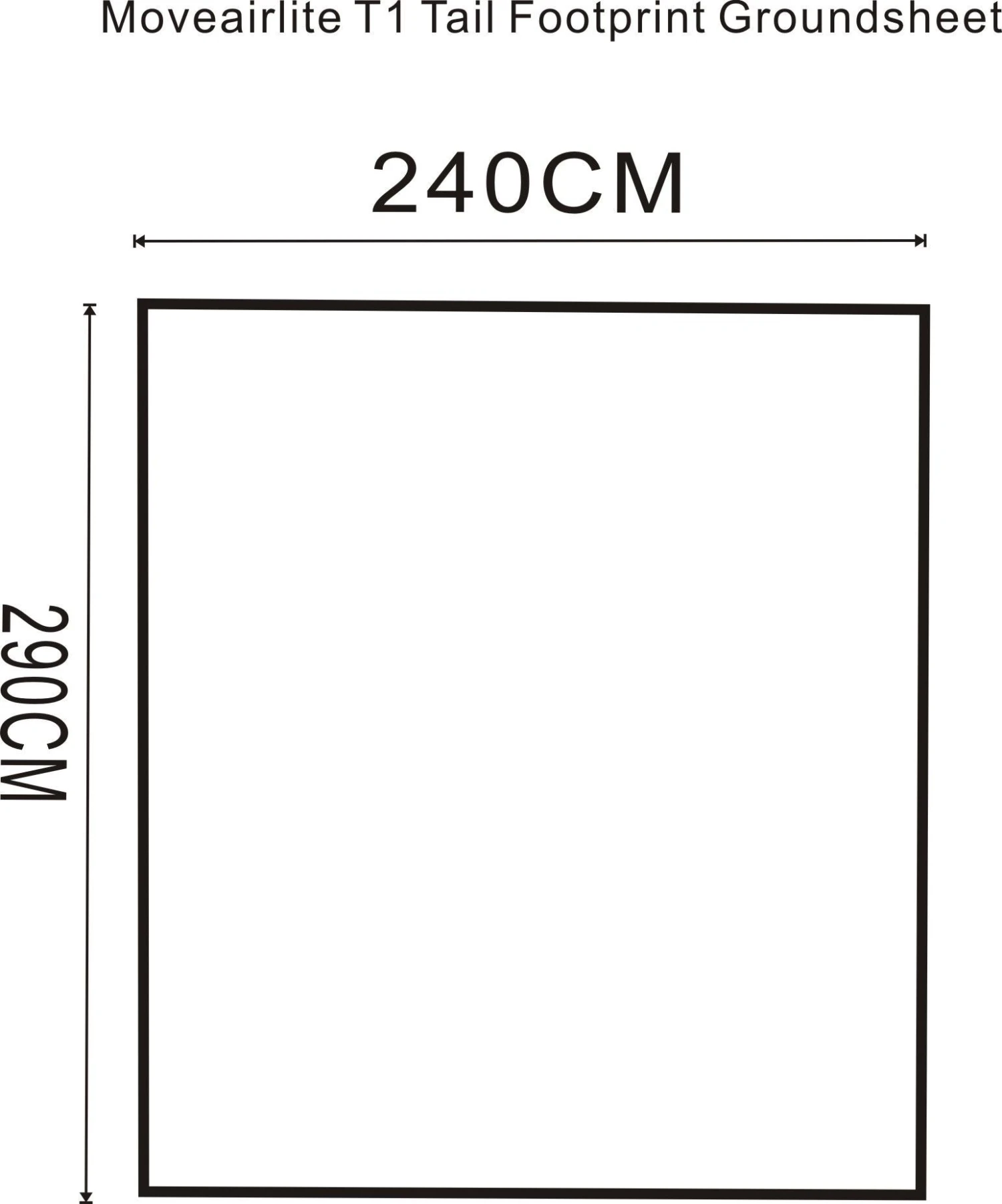 Outdoor Revolution Movelite T1 Tail Footprint 1 Outdoor Revolution Movelite T1 Tail Footprint