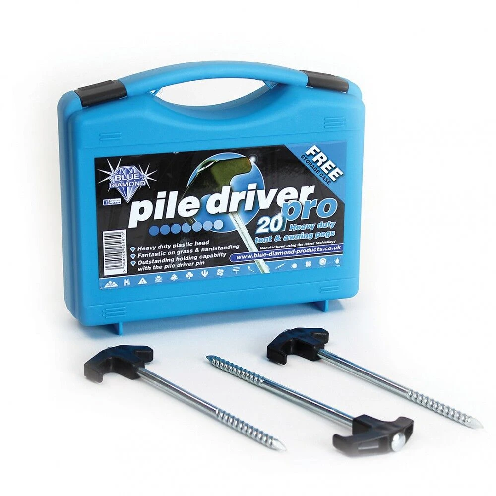 Blue Diamond Pile Driver Pro Pegs (Case Of 20) (PEG224) 1 Blue Diamond Pile Driver Pro Pegs (Case Of 20) (PEG224)