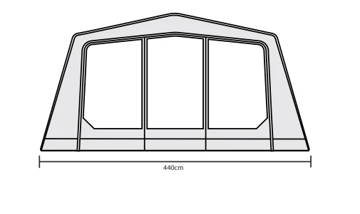 Outdoor Revolution O-Zone XTR Safari Front Porch Extension 4 Outdoor Revolution O-Zone XTR Safari Front Porch Extension - Image 4