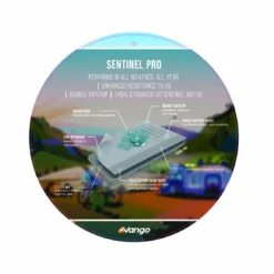 Vango Airbeam Vango Kela V Low AirAway Awning (2022) -Vango Camping Shop sentinel pro v 2