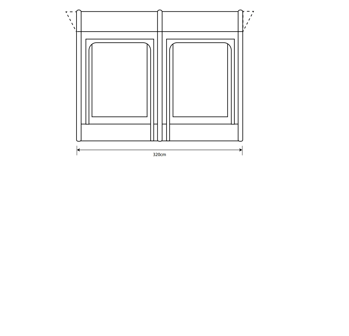 Outdoor Revolution Sportlite Air 320L Motorhome Awning (250 - 265cm) 6 Outdoor Revolution Sportlite Air 320L Motorhome Awning (250 - 265cm) - Image 6