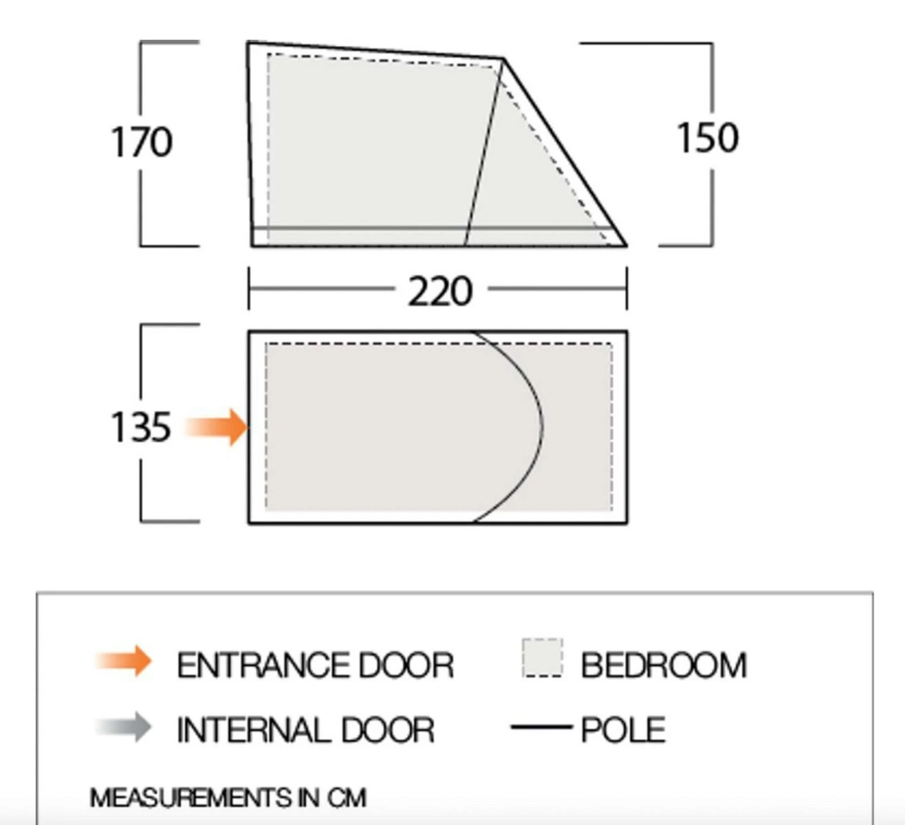 Vango Airbeam Vango Studio Small (TA009) (for Anantara IV) 3 Vango Airbeam Vango Studio Small (TA009) (for Anantara IV) - Image 3