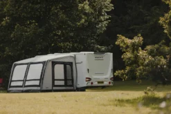 Vango Airbeam Vango Balletto Air 390 Elements Shield Caravan Awning (2023) -Vango Camping Shop van 22 lifestyle balletto shield 390 hi 45 medium