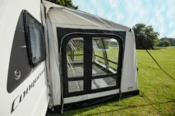 Vango Airbeam Vango Balletto Air 390 Elements Shield Caravan Awning (2023) -Vango Camping Shop van 22 lifestyle balletto shield 390 low13