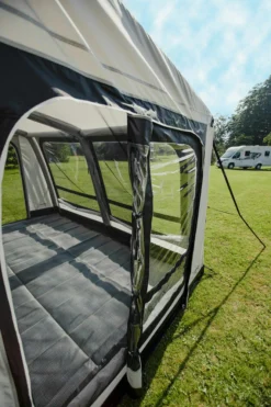 Vango Airbeam Vango Balletto Air 390 Elements Shield Caravan Awning (2023) -Vango Camping Shop van 22 lifestyle balletto shield 390 low14